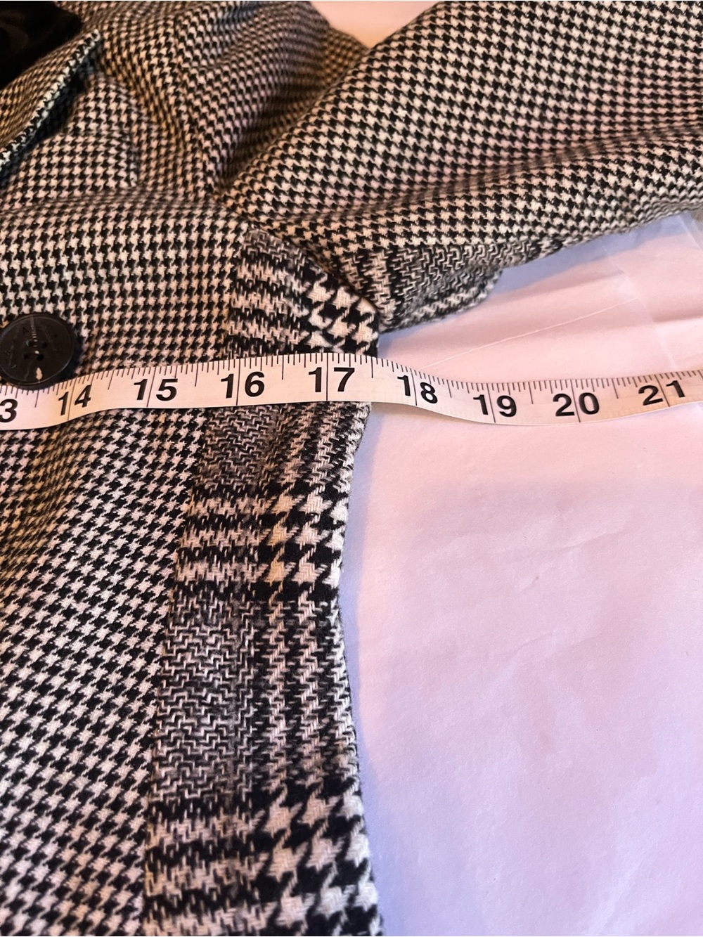 NWT Anthropologie size XS double breasted blazer in plaid by Avec Les Filles - Picture 9 of 13